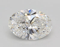 Luxurious E Color VS1 Clarity 1.01 CT Oval Shape Moissanite Diamond For Custom Ring