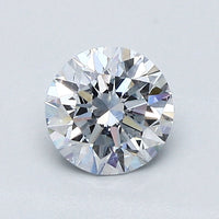 Her 0.77 CT Round Shape E Color SI1 Clarity Lab Grown Diamond For the Blue Silence