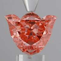 Unique 2.09 CT Antique Shape Fancy Vivid Pink Color VVS2 Clarity Moissanite Diamond For Special one Ring