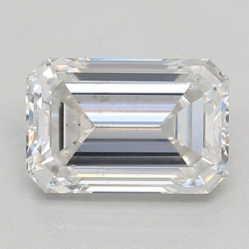 Classic 1.22 CT Emerald Shape F Color VS2 Clarity Moissanite Diamond For Wedding Ring