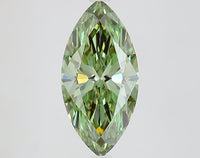 Fantastic 3.01 CT Marquise Shape Fancy Vivid Green Color VS1 Clarity Moissanite Diamond For Surprise Ring