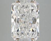 Her 5.08 CT Radiant Shape E Color SI1 Clarity Lab grown Diamond For Soft Pull