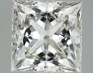 Sparkling 3.81 CT Princess Shape H Color VS1 Clarity Moissanite Diamond For Wedding Ring