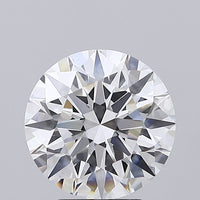 Shiny 3.54 CT Round Shape D Color VS2 Clarity Lab Grown Diamond For Wedding Special Ring