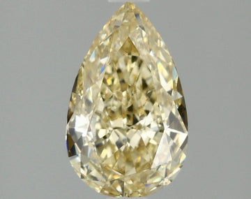 Timeless 1.53 CT Pear Shape Fancy Light Yellow Color VS1 Clarity Lab Grown Diamond For The Fold