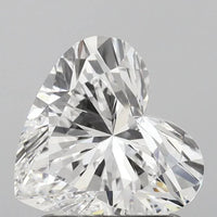 Bright Of 1.51 CT Heart Shape D Color VS1 Clarity Moissanite Diamond For Soft Truth