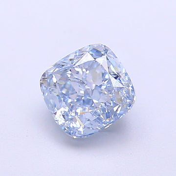 Sustainable 1.15 CT Cushion Shape Fancy Intense Blue Color VVS1 Clarity Lab Grown Diamond For Found Time
