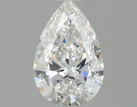 Elegant 0.96 CT Pear Shape D Color SI1 Clarity Lab Grown Diamond For the Just Light