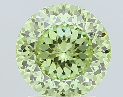 2.09 Ct Antique Cut Fancy Vivid Green Moissanite - VS2 Clarity