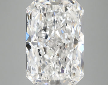 Premium  6.76 CT Radiant Shape E Color SI1 Clarity Lab grown Diamond For Light Remains