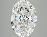 Minimalist 6.01 CT Oval Shape D Color VS1 Clarity Moissanite Diamond For Gift Ring