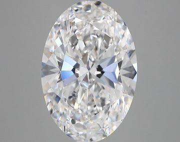 Brilliant 4.03 CT Oval Shape D Color VVS2 Clarity Lab grown Diamond For This moment