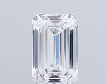 Sparkling 5.03 CT Emerald Shape D Color VS2 Clarity Lab grown Diamond For Gift Ring