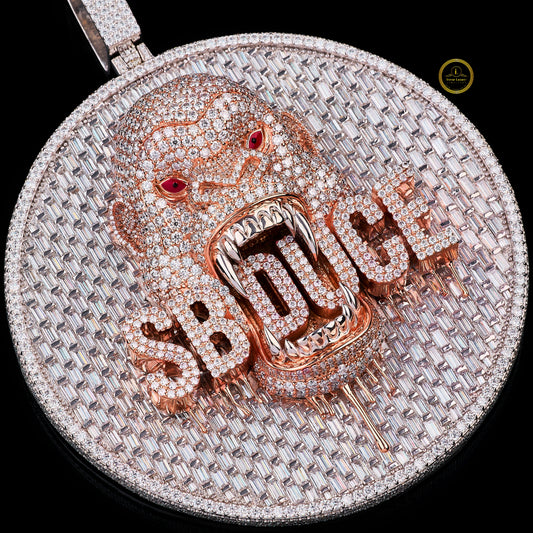 The Primal Apex Custom "SB DUCE" Gorilla Red Eye Medallion - view 3