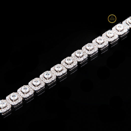 Crafted to Stun Moissanite Iced-Out Tennis Chain for Ultimate Drip - view 3