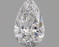 Trendy 0.39 CT Pear Shape D Color SI1 Clarity Lab Grown Diamond For the Dear Time