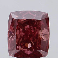 Custom 4.08 CT Cushion Shape Fancy Brown Pink Color VS2 Clarity Moissanite Diamond For Far Echo