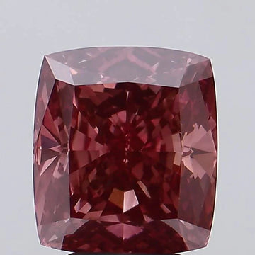 Custom 4.08 CT Cushion Shape Fancy Brown Pink Color VS2 Clarity Moissanite Diamond For Far Echo