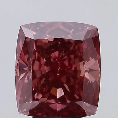 4.08 Ct Cushion Cut Fancy Brown Pink Moissanite - VS2 Clarity