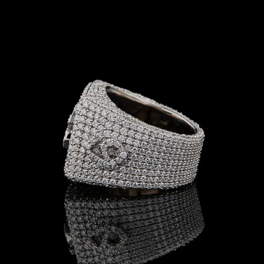 Custom 2036 Iced Out Statement Pinky Ring - view 3