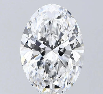 Bright 3.07 CT Oval Shape D Color VS1 Clarity Moissanite Diamond For Birthday Surprise Ring
