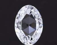 Custom Luxury 3.04 CT Rose Cut Shape D Color VVS2 Clarity Moissanite Diamond For Special One Ring