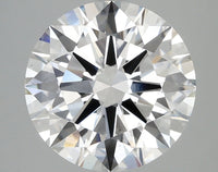 luxury 4.03 CT Round Shape D Color VS2 Clarity Moissanite Diamond For Party Ring
