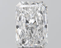 Great 3.03 CT Radiant Shape E Color SI1 Clarity Lab grown Diamond For Plain Gold