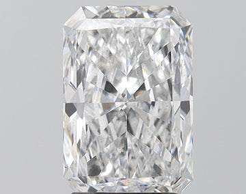 Great 3.03 CT Radiant Shape E Color SI1 Clarity Lab grown Diamond For Plain Gold