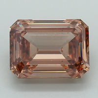 Exclusive Of 3.36 CT Emerald Shape Fancy Brown Color VS2 Clarity Moissanite Diamond For One Wish