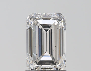 Brilliant 1.71 CT Emerald Shape G Color VS2 Clarity Lab grown Diamond For Anniversary Ring