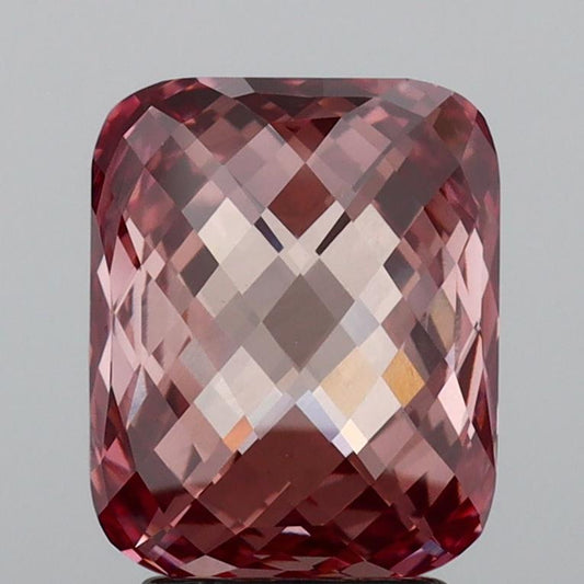 Unique Fancy Vivid Brownish Pink Color 4.13 CT Rose Cut Shape VS1 Clarity Moissanite Diamond For Birthday Ring