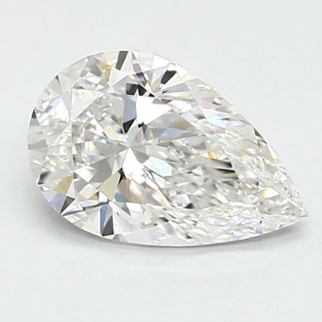 Trendy 0.91 CT Pear Shape D Color VS1 Clarity Lab Grown Diamond For Soft Tomorrows