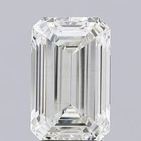Premium 3.09 CT Emerald Shape H Color VS2 Clarity Moissanite Diamond For Surprise Ring