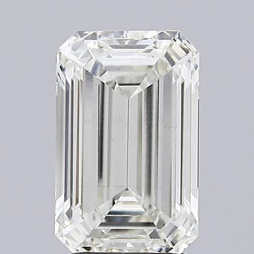 Premium 3.09 CT Emerald Shape H Color VS2 Clarity Moissanite Diamond For Surprise Ring
