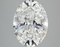 Fine 5.03 CT Oval Shape D Color VS1 Clarity Lab Grown Diamond For Anniversary Ring