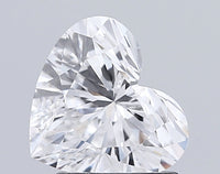 Luxury Of 1.53 CT Heart Shape D Color VS1 Clarity Lab Grown Diamond For Gold Light