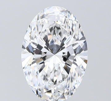 Hot Selling 3.50 CT Oval Shape D Color VS1 Clarity Lab Grown Diamond For Birthday Ring