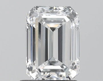 Bright Of 1.56 CT Emerald Shape D Color VS1 Clarity Moissanite Diamond For Slow Fire