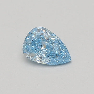 Custom Luxury 0.51 CT Pear Shape Fancy Blue Color VVS1 Clarity Lab Grown Diamond For Found Time