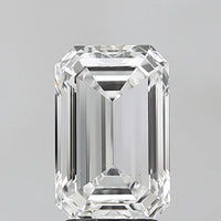 Sparkling Of 3.01 CT Emerald Shape D Color VS1 Clarity Moissanite Diamond For Cocktail Shine