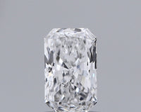 Minimalist 0.92 CT Radiant Shape E Color SI1 Clarity Lab grown Diamond For Silent Flame