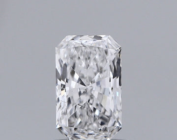 Minimalist 0.92 CT Radiant Shape E Color SI1 Clarity Lab grown Diamond For Silent Flame
