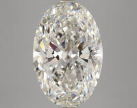 Stylish 6.64 CT Oval Shape H Color SI2 Clarity Lab grown Diamond For Birthday Ring