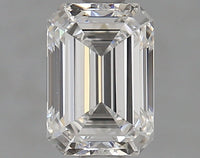 Stunning VS1 Clarity Emerald Cut 1.03 CT HPHT Synthetic E Color Moissanite Diamond