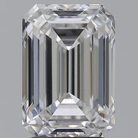 Top Quality Of 3.09 CT Emerald Shape D Color VS1 Clarity Moissanite Diamond For Kind Hours