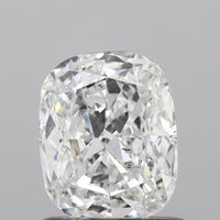 Elegant E Color SI1 Clarity 1.00 CT Cushion Shape Lab grown Diamond For Anniversary Ring