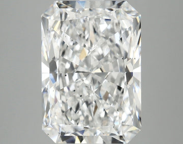 Custom 5.61 CT Radiant Shape E Color SI1 Clarity Lab grown Diamond For That Smile