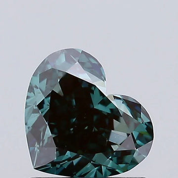Great 1.02 CT Heart Shape Fancy Deep Green Color VS2 Clarity Moissanite Diamond For Anniversary Ring