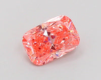 Excellent Cushion Shape 1.10 CT Fancy Vivid Pink Color VS2 Clarity Moissanite Diamond For Anniversary Ring